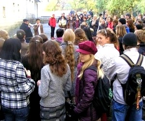 Студенты протестуют против ликвидации вуза