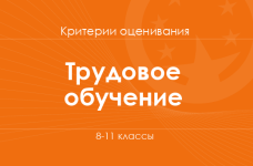 Трудовое обучение: критерии оценивания. 8–11 классы