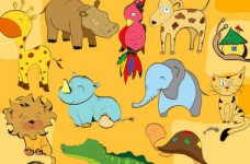 Детская раскраска «Животные»