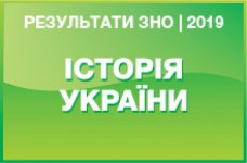 Історія України. Результати ЗНО 2019 року