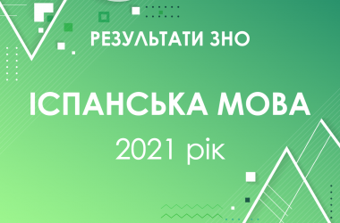 Испанский язык. Результаты ЗНО 2021 года
