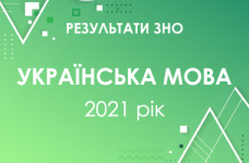 Украинский язык. Результаты ЗНО 2021 года