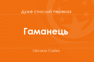 «Гаманець» Оксана Сайко (дуже стислий переказ)