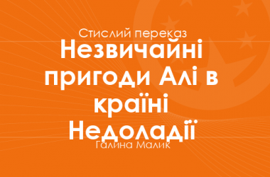 «Незвичайні пригоди Алі в країні Недоладії» Галина Малик (стислий переказ)