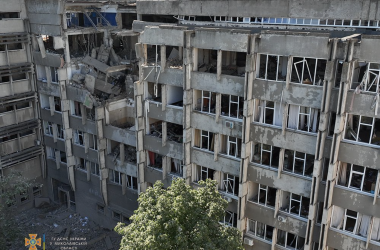 В Николаеве повреждены два крупнейших университета