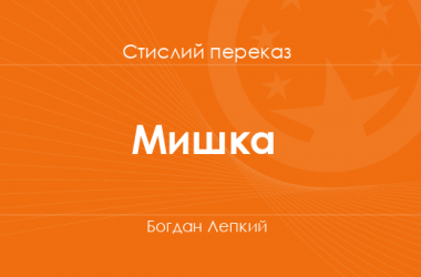 «Мишка» Богдан Лепкий (стислий переказ)