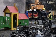 Из-за падения вертолета в Броварах погибли дети