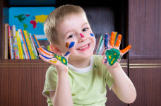 Пальчиковое рисование для детей 2-3 лет