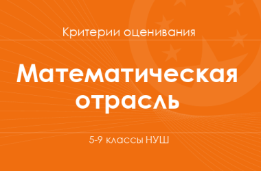 Математическая отрасль: критерии оценивания. 5–9 классы НУШ