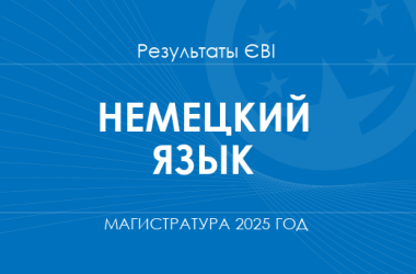 Немецкий язык. Результаты ЄВІ в магистратуру 2025 года