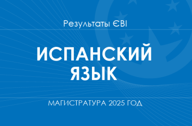 Испанский язык. Результаты ЄВІ в магистратуру 2025 года